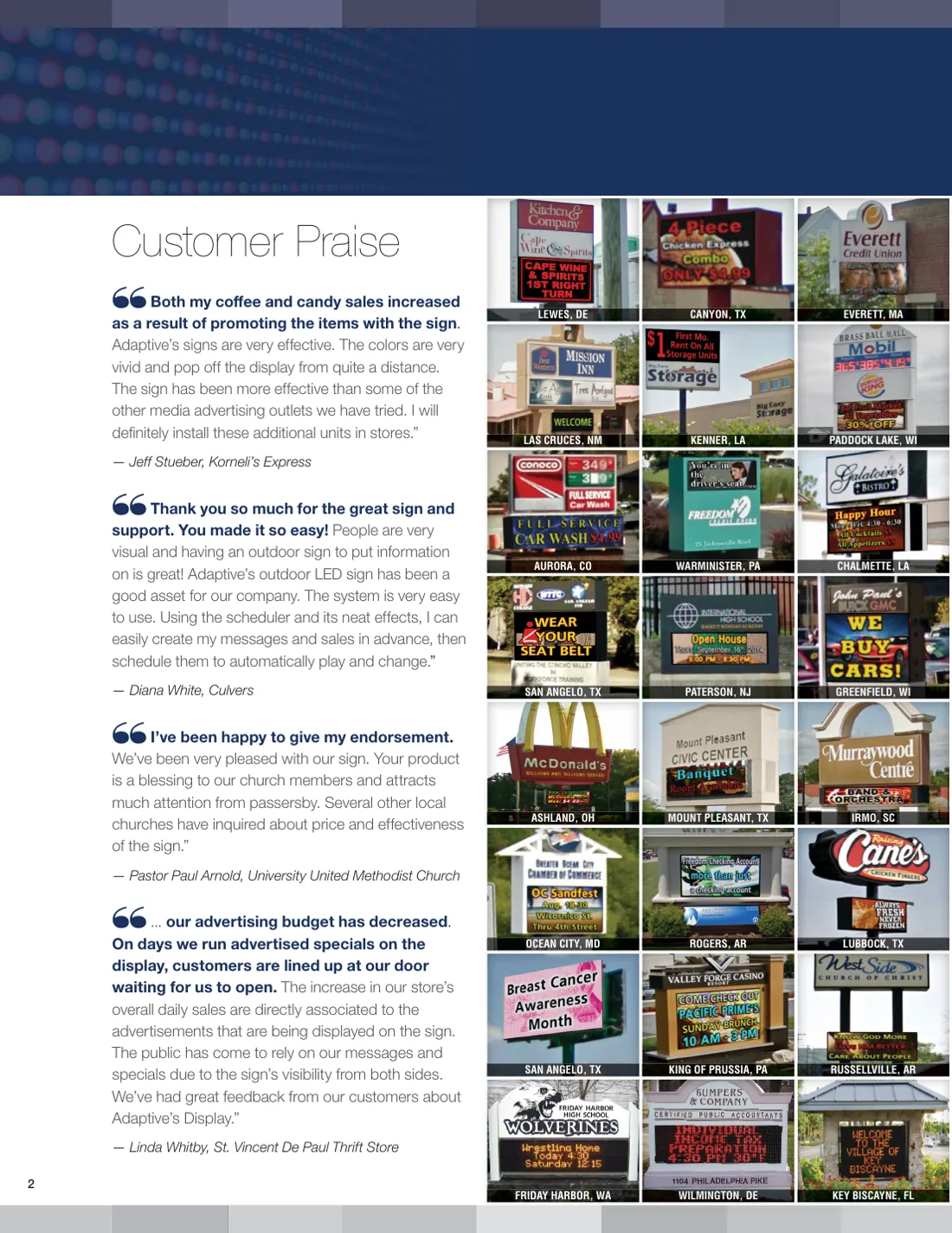 Outdoor-LED-Anzeigen Katalog 2015 — 2