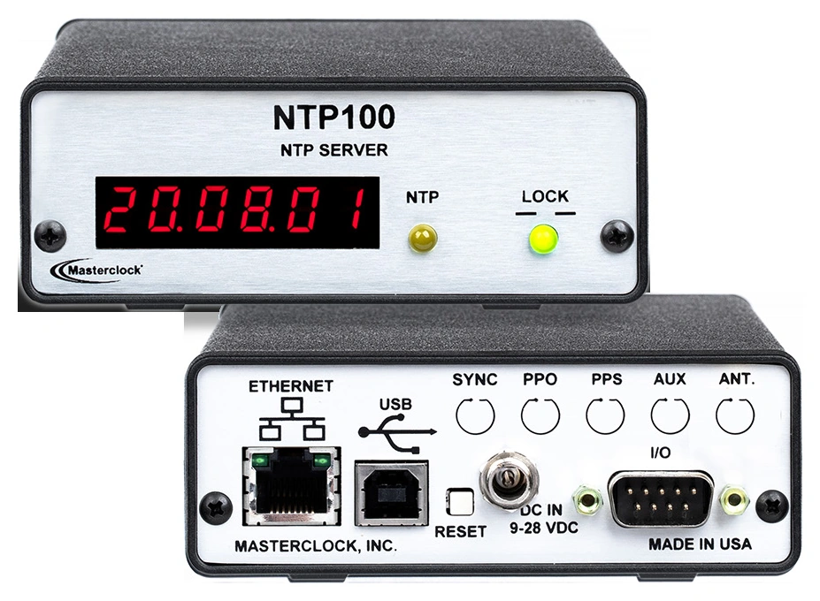 NTP100-OSC Time Server met OCXO oscillator
