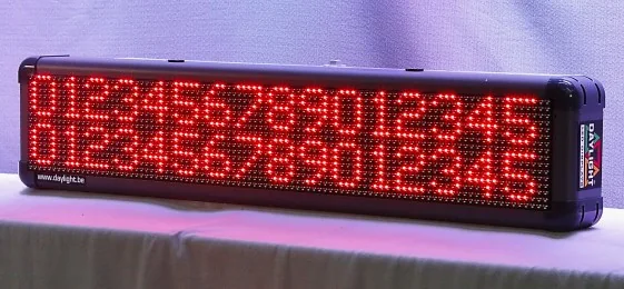 BetaBrite Window Display, pantalla de escaparate RGB 10 mm